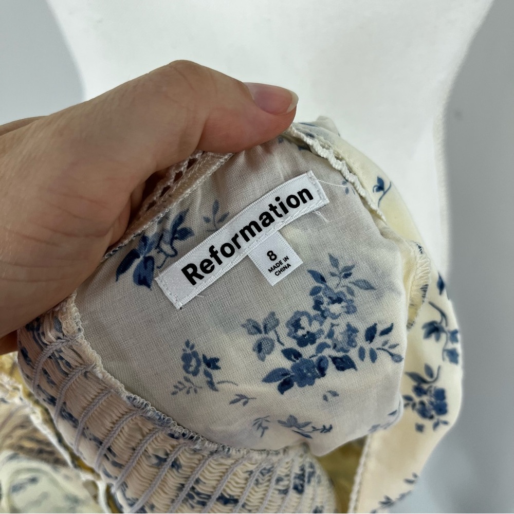 NEW Reformation Daphne floral top - Picture 10 of 10